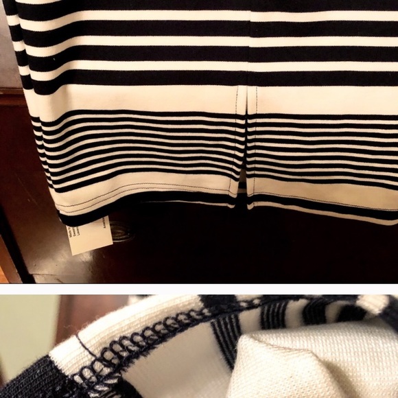 American Apparel Ponte Striped Tank Dress - Picture 3 of 5